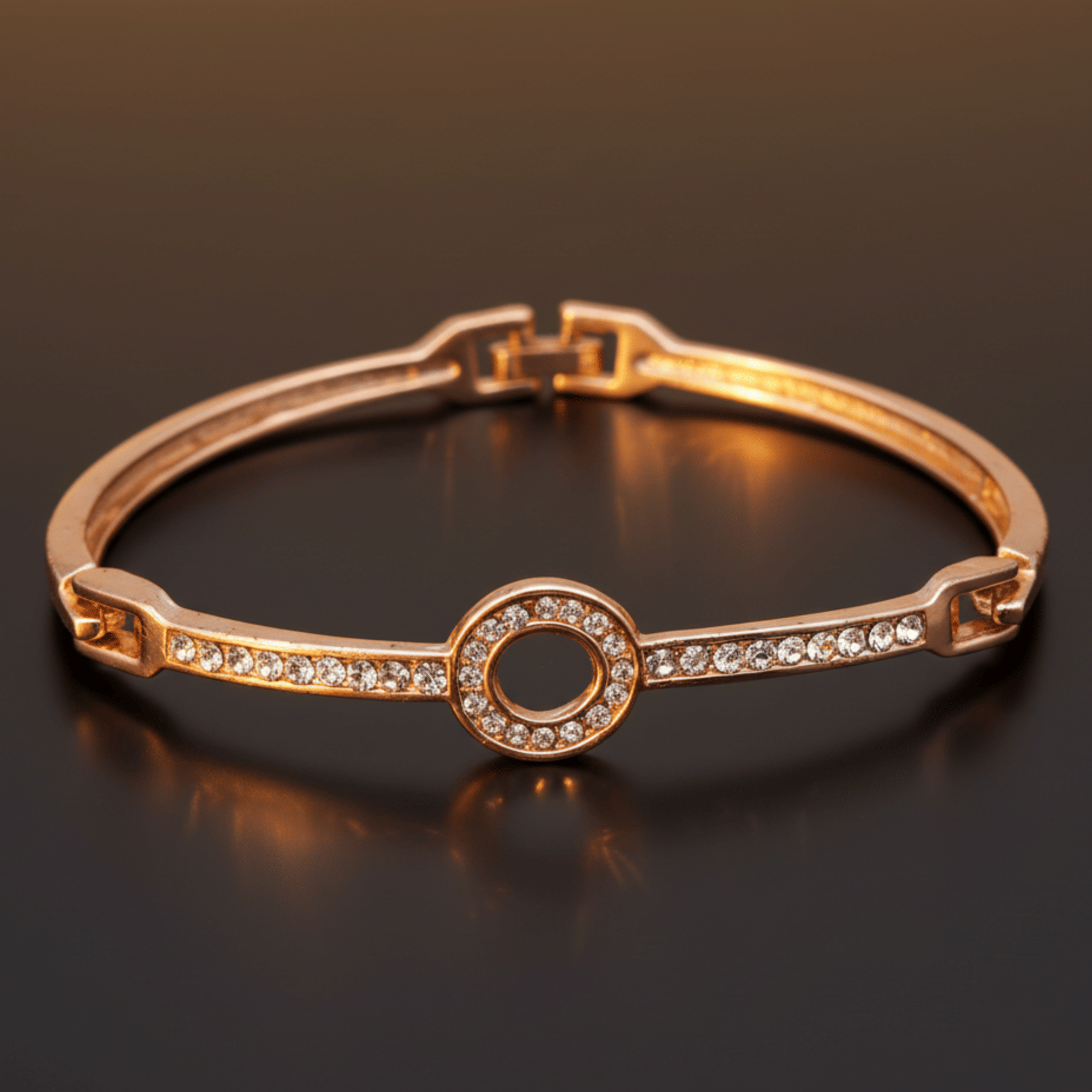     			LAAZ Rose Gold Bracelet ( Pack of 1 )