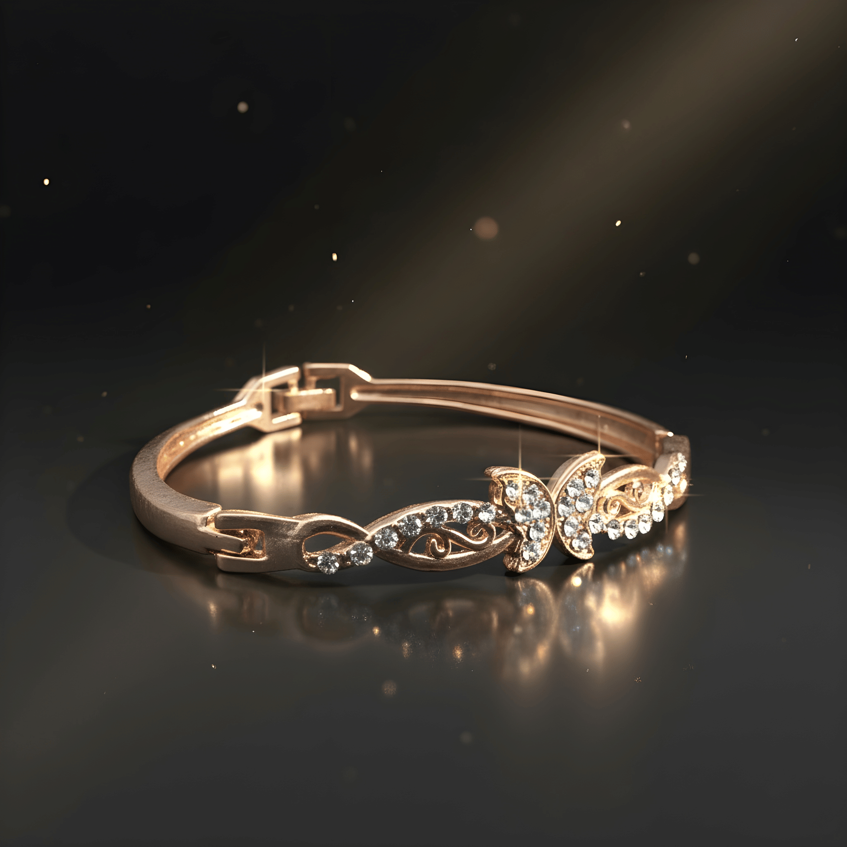     			LAAZ Rose Gold Bracelet ( Pack of 1 )