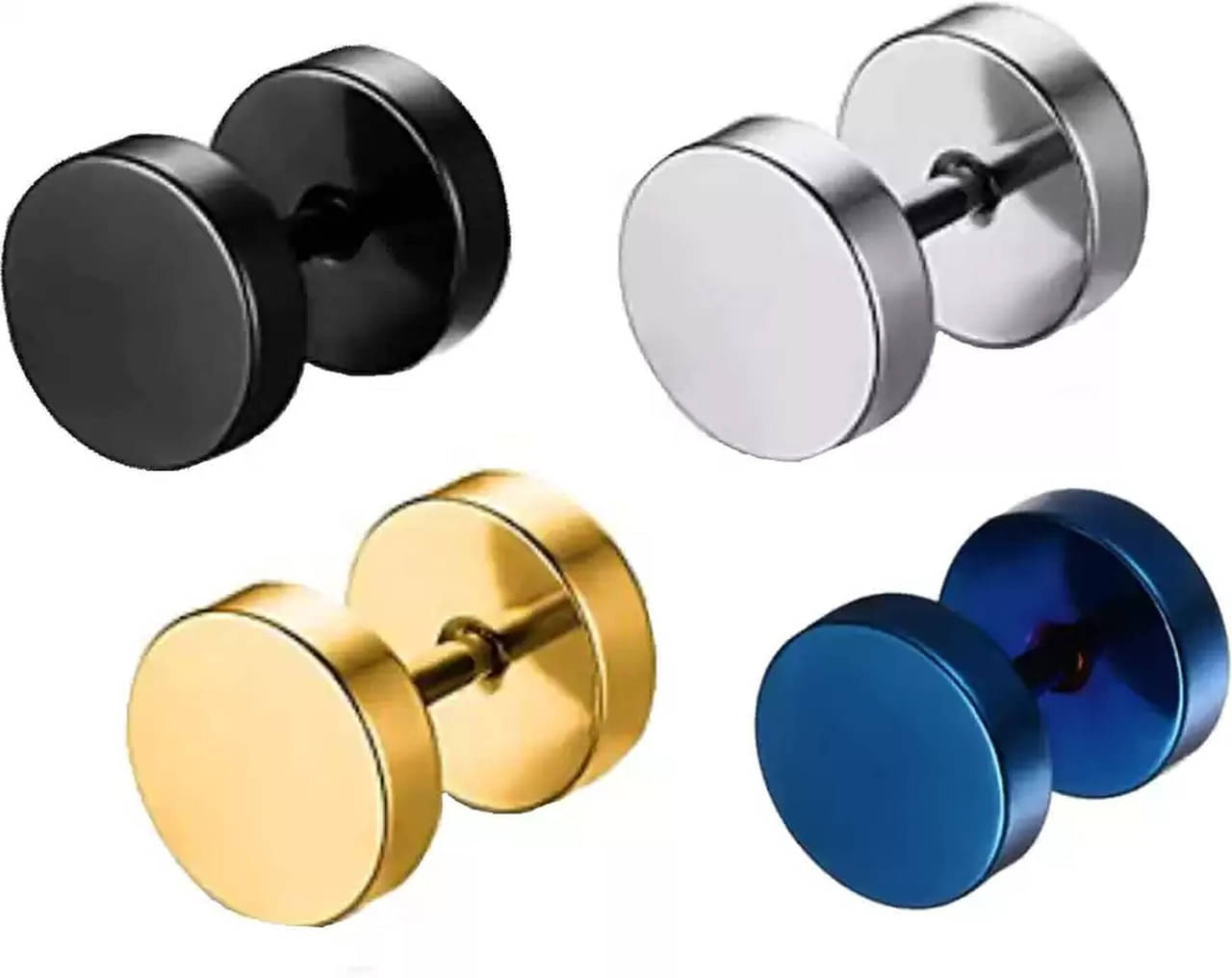     			Mehak Creation Golden Hoops Earrings ( Pack of 1 )