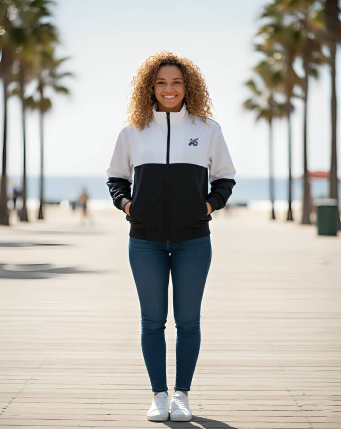 PLUS PARADISE Women High Neck Bomber Jacket ( Multi Color ) PLUS PARADISE Women High Neck Bomber Jacket ( Multi Color )