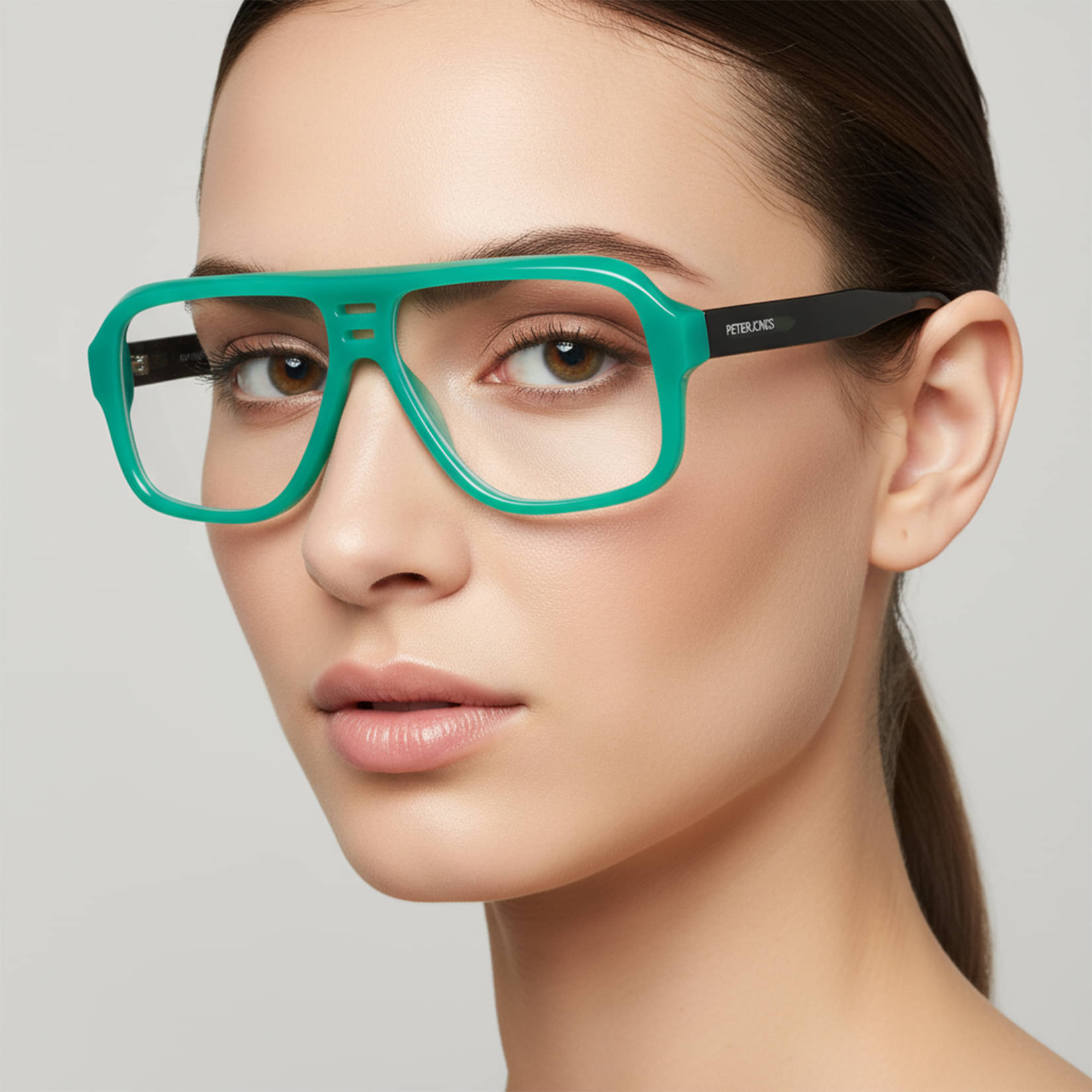 Peter Jones Green Pilot Eyeglass Frame ( Pack of 1 )     			Peter Jones Green Pilot Eyeglass Frame ( Pack of 1 )