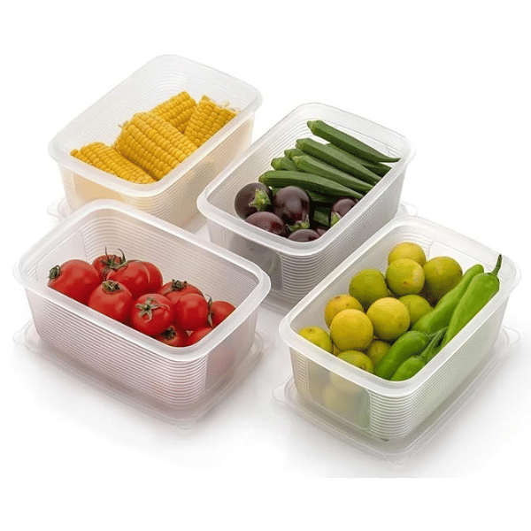     			SWASTIK ENTERPRISE Container1800ml 6pcs Plastic Transparent Food Container ( Set of 6 )