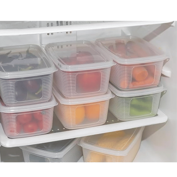 SWASTIK ENTERPRISE Container1800ml 6pcs Plastic Transparent Food Container ( Set of 6 )     			SWASTIK ENTERPRISE Container1800ml 6pcs Plastic Transparent Food Container ( Set of 6 )