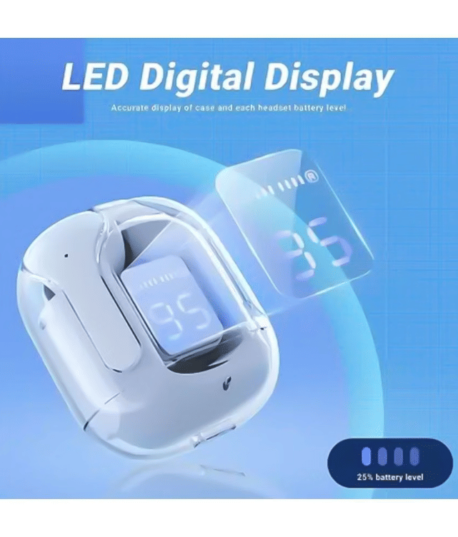 Ultrapod In Ear Bluetooth Earbuds | 5 Hr PlayTime | IPX4(Splash Proof) Powerfull Bass TWS-Bluetooth Headphone V 5.1 Blue Ultrapod In Ear Bluetooth Earbuds | 5 Hr PlayTime | IPX4(Splash Proof) Powerfull Bass TWS-Bluetooth Headphone V 5.1 Blue