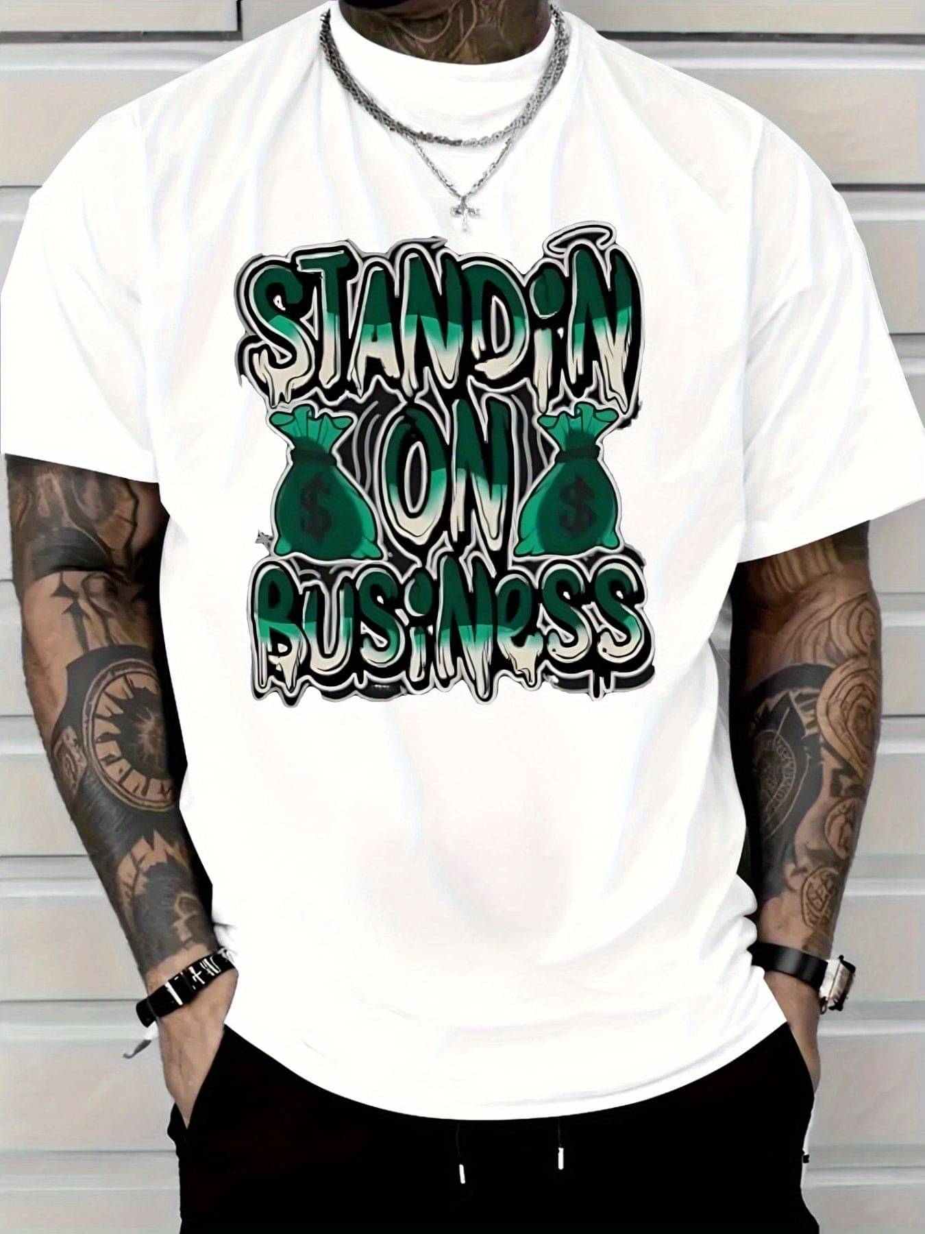     			WILD ELEPHANT Men Polyester Regular Fit Printed T-Shirt ( White )