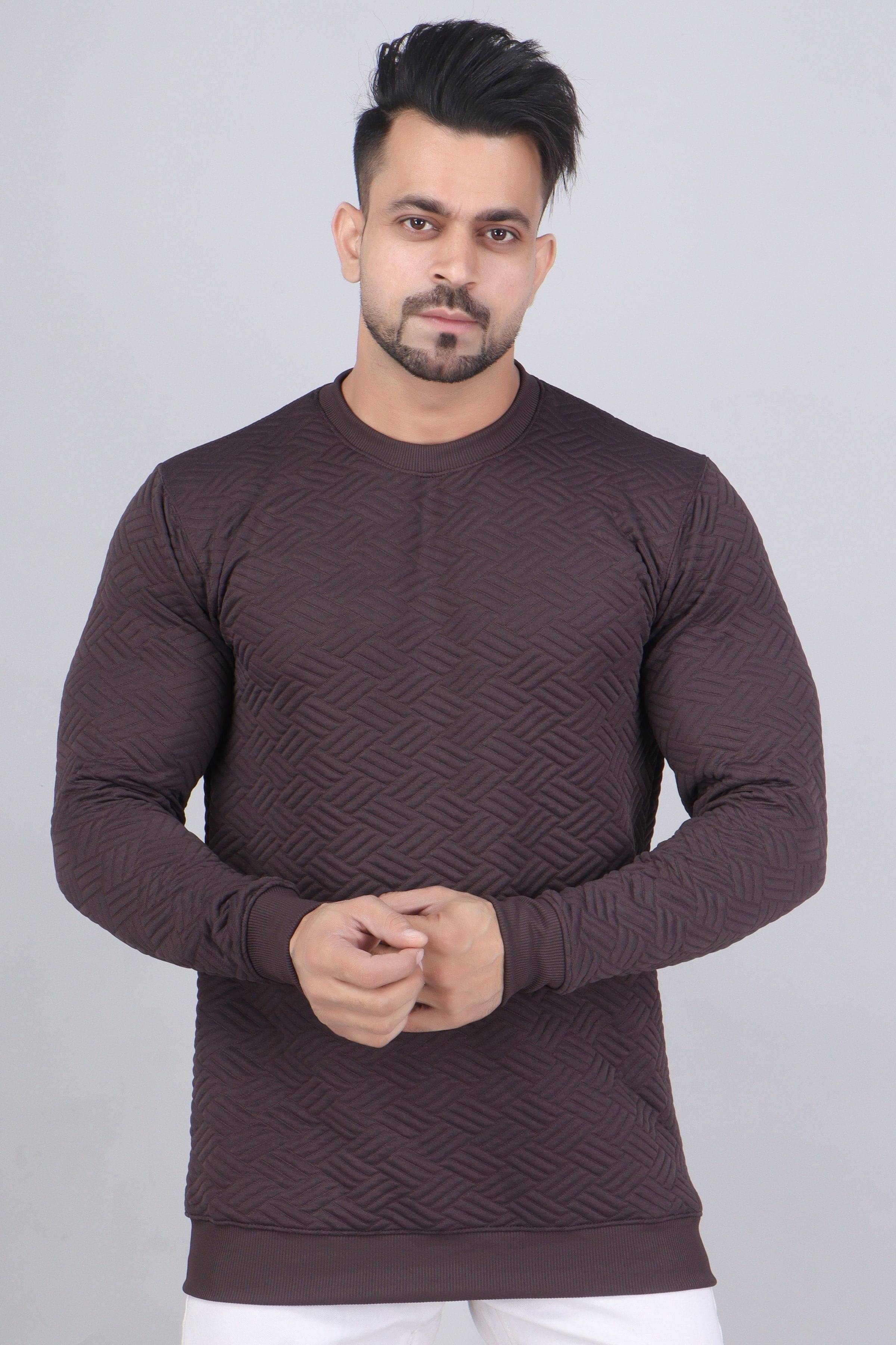     			WILD ELEPHANT Polyester Round Neck Men's Sweatshirt - Black ( Pack of 1 )