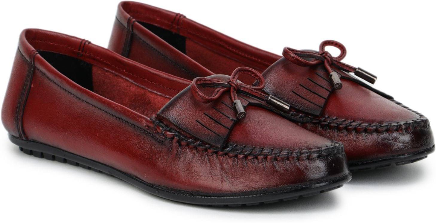     			Zoom Shoes Red Women's Casual Ballerinas