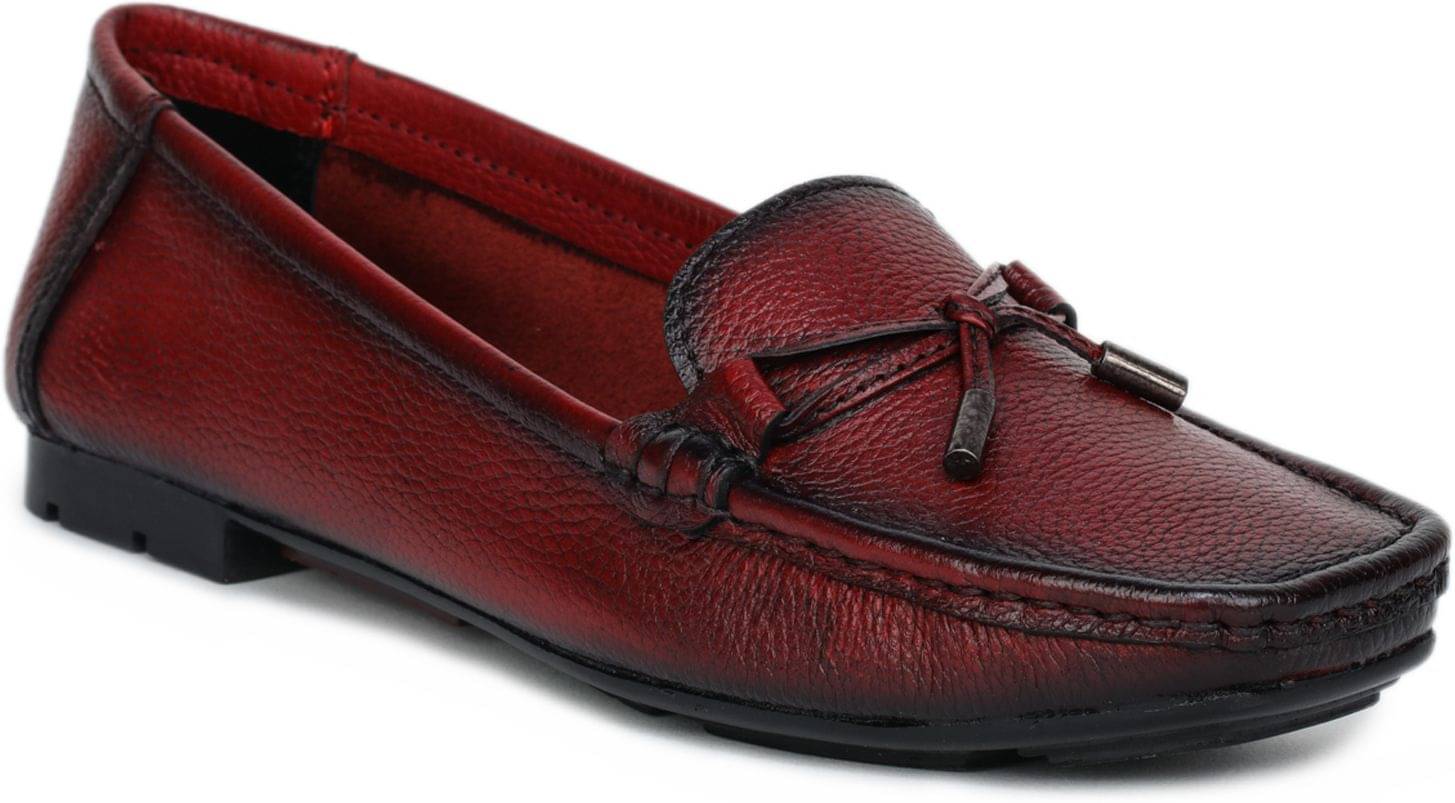     			Zoom Shoes Red Women's Casual Ballerinas