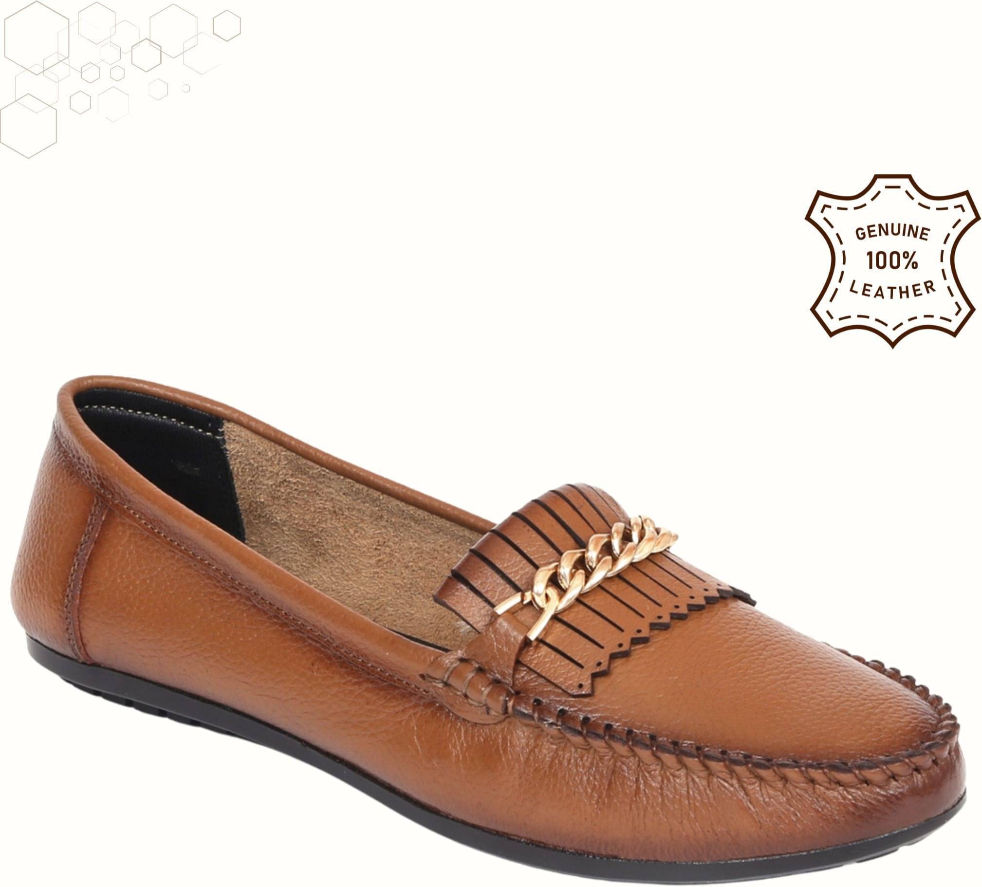     			Zoom Shoes Tan Women's Casual Ballerinas