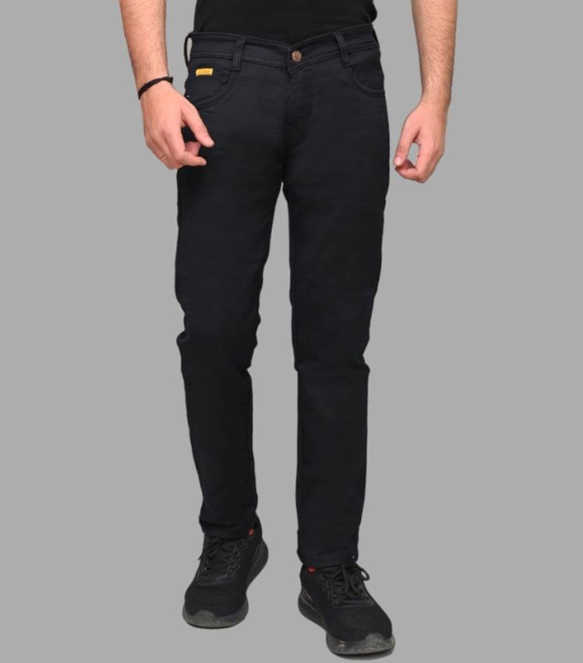     			hibok Regular Fit Bootcut Men's Jeans - Black ( Pack of 1 )