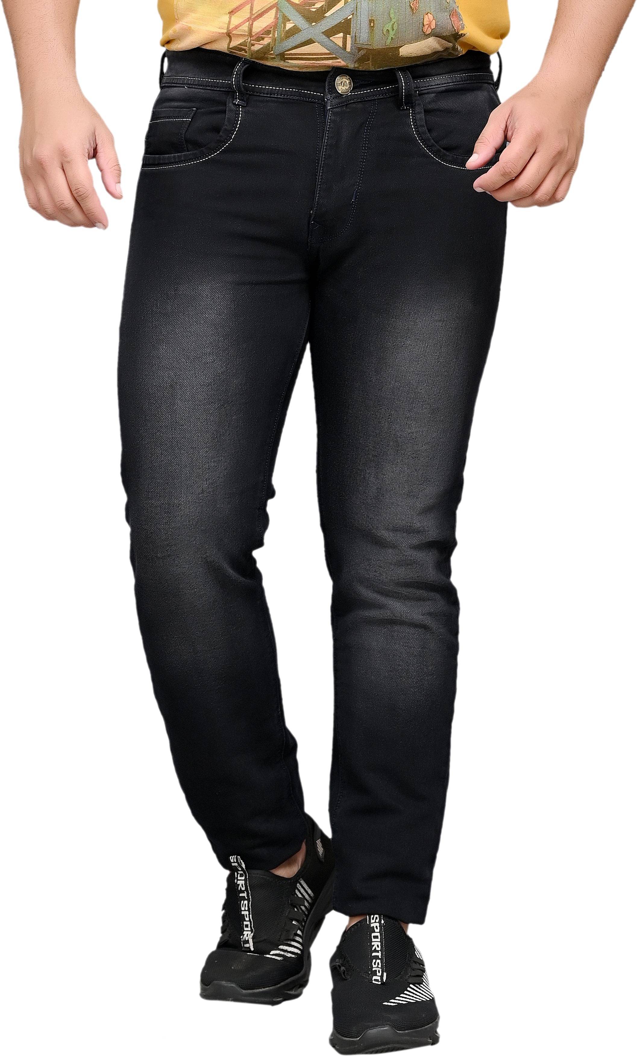     			hibok Regular Fit Bootcut Men's Jeans - Black ( Pack of 1 )