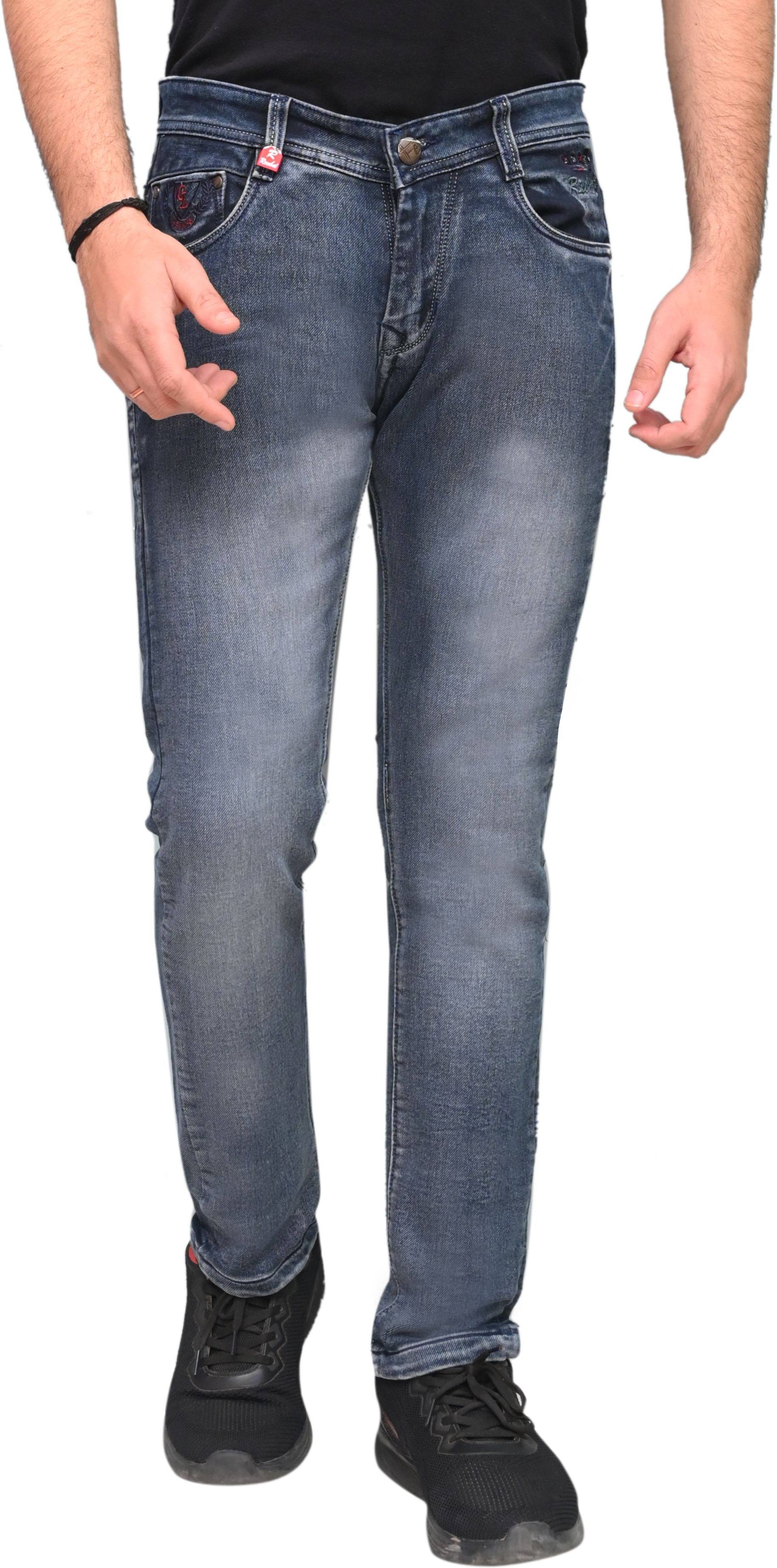 hibok Regular Fit Bootcut Men's Jeans - Grey ( Pack of 1 )     			hibok Regular Fit Bootcut Men's Jeans - Grey ( Pack of 1 )