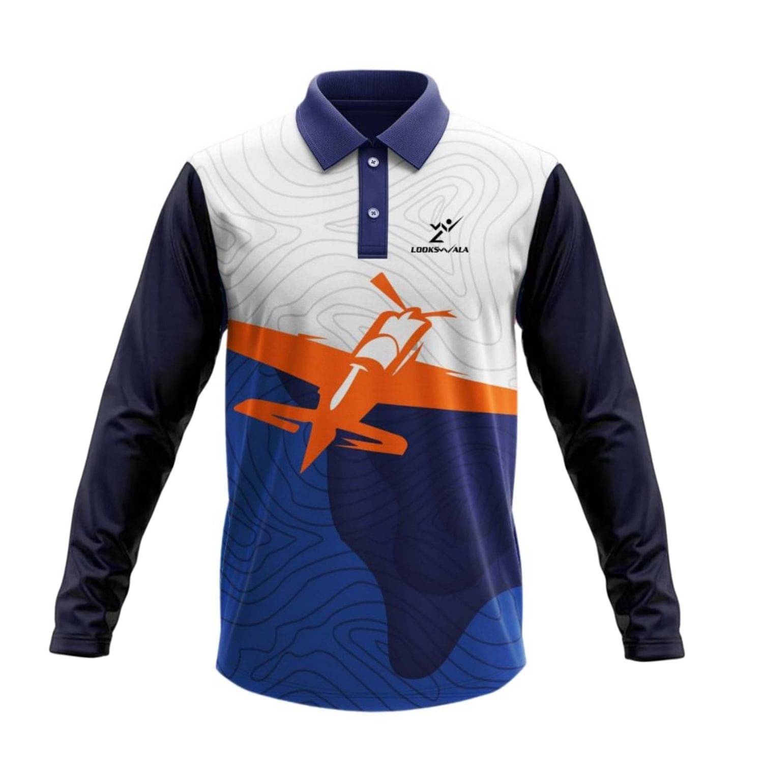 lookswala Multicolor Polyester Regular Fit Men's Sports Polo T-Shirt ( Pack of 1 ) lookswala Multicolor Polyester Regular Fit Men's Sports Polo T-Shirt ( Pack of 1 )