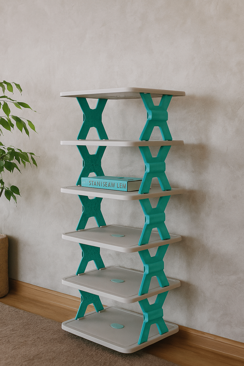     			6-Layer Foldable Shoe Rack – Stylish, Strong & Space-Saving