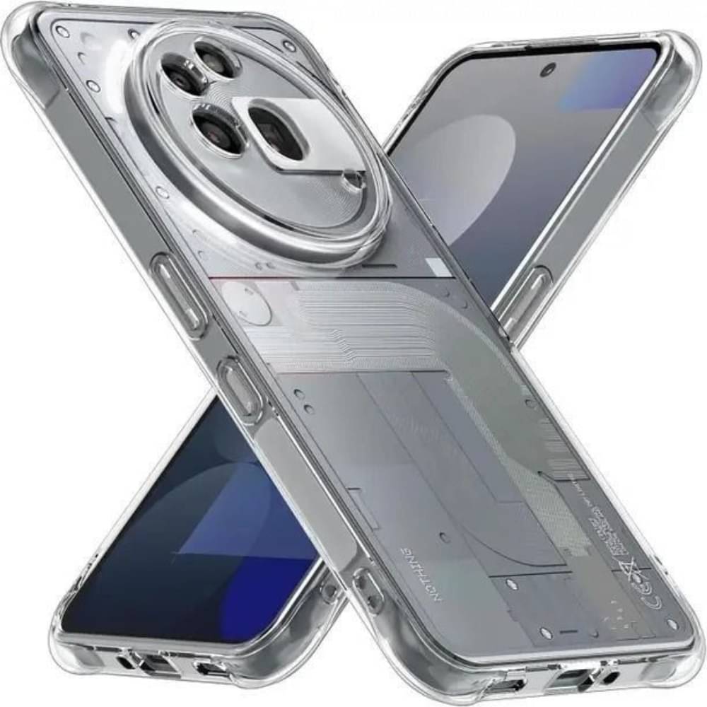     			ANDVYA Plain Cases Compatible For Silicon Nothing Phone 1 ( Pack of 1 )