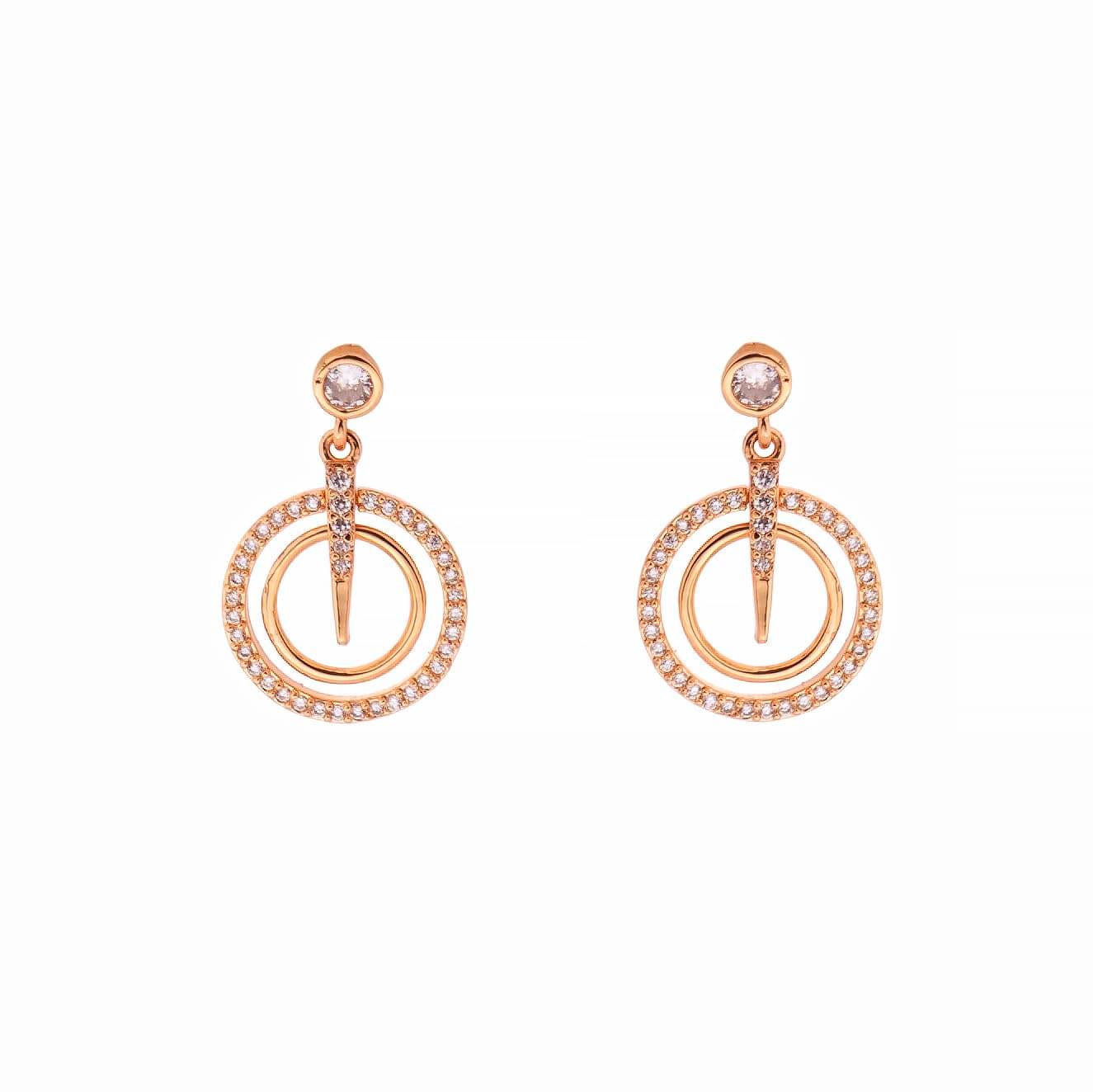     			ASHNERA. Gold Stud Earrings ( Pack of 1 )