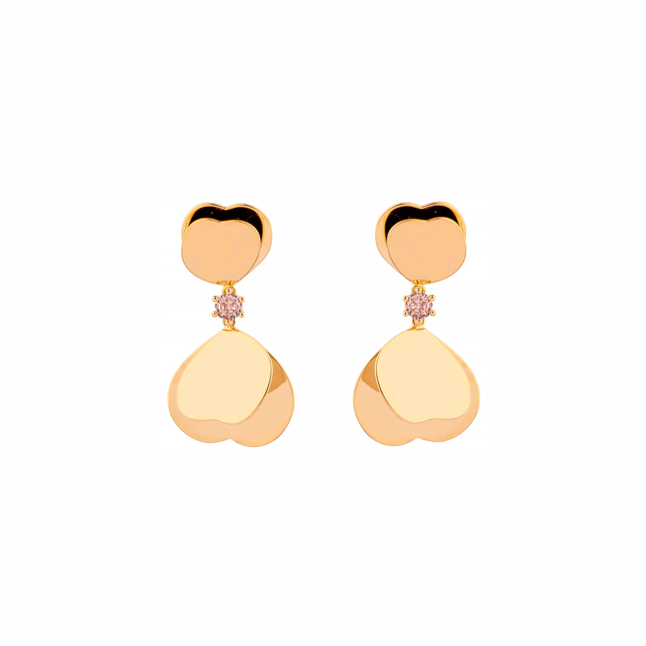     			ASHNERA. Gold Stud Earrings ( Pack of 1 )