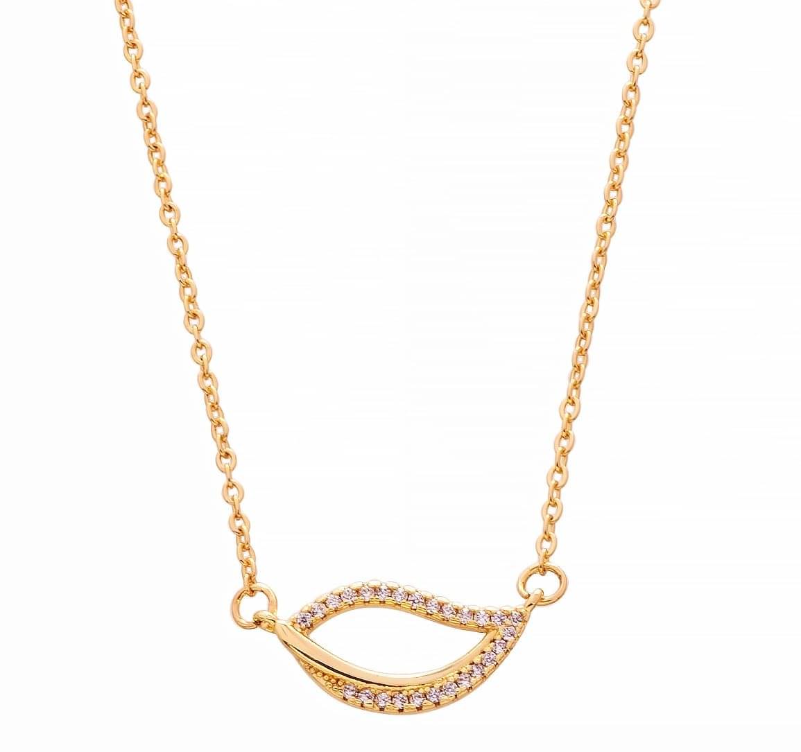     			ASHNERA Golden Stainless Steel Necklace ( Pack of 1 )