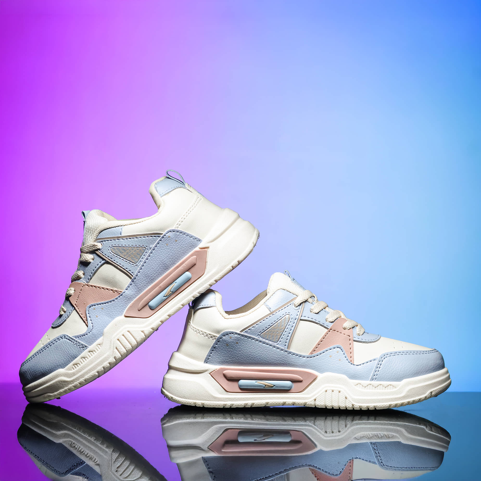 ASIAN STELLA-01 Cream Women's Sneakers - Casual Shoes | Buy online on ZillyBuy