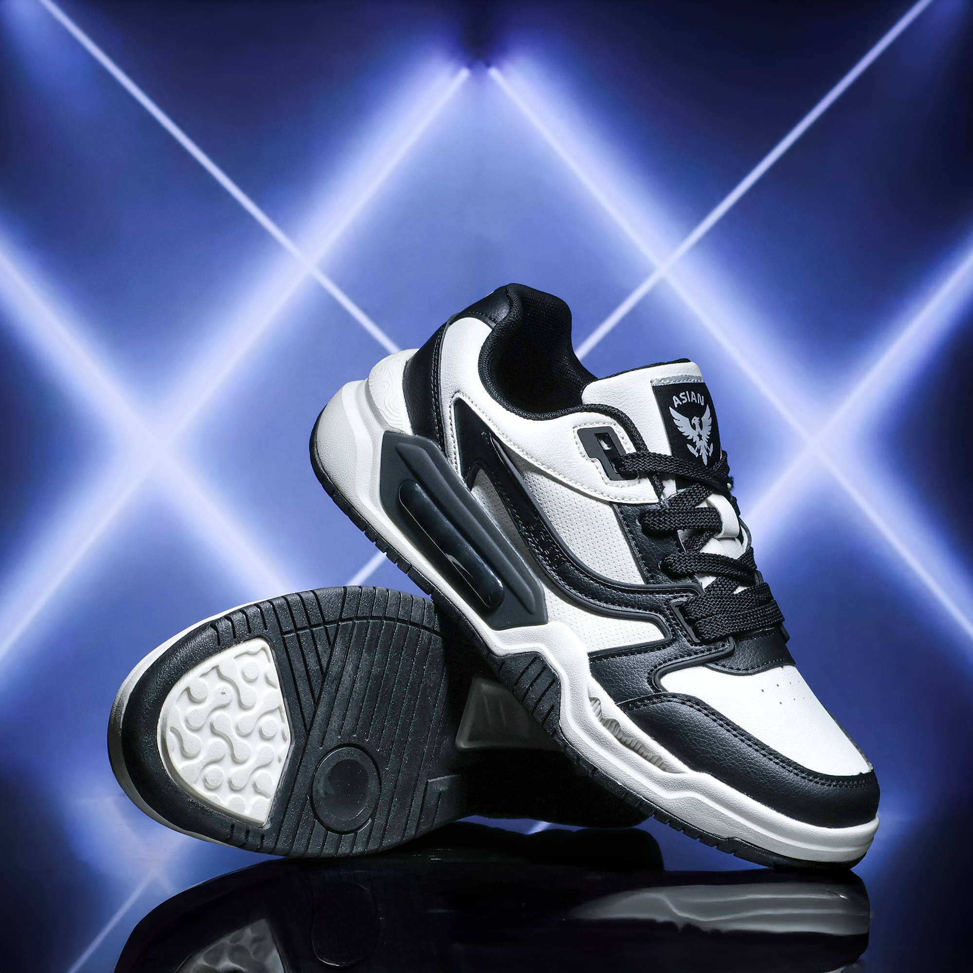     			ASIAN MOJO-04 Black Men's Sneakers