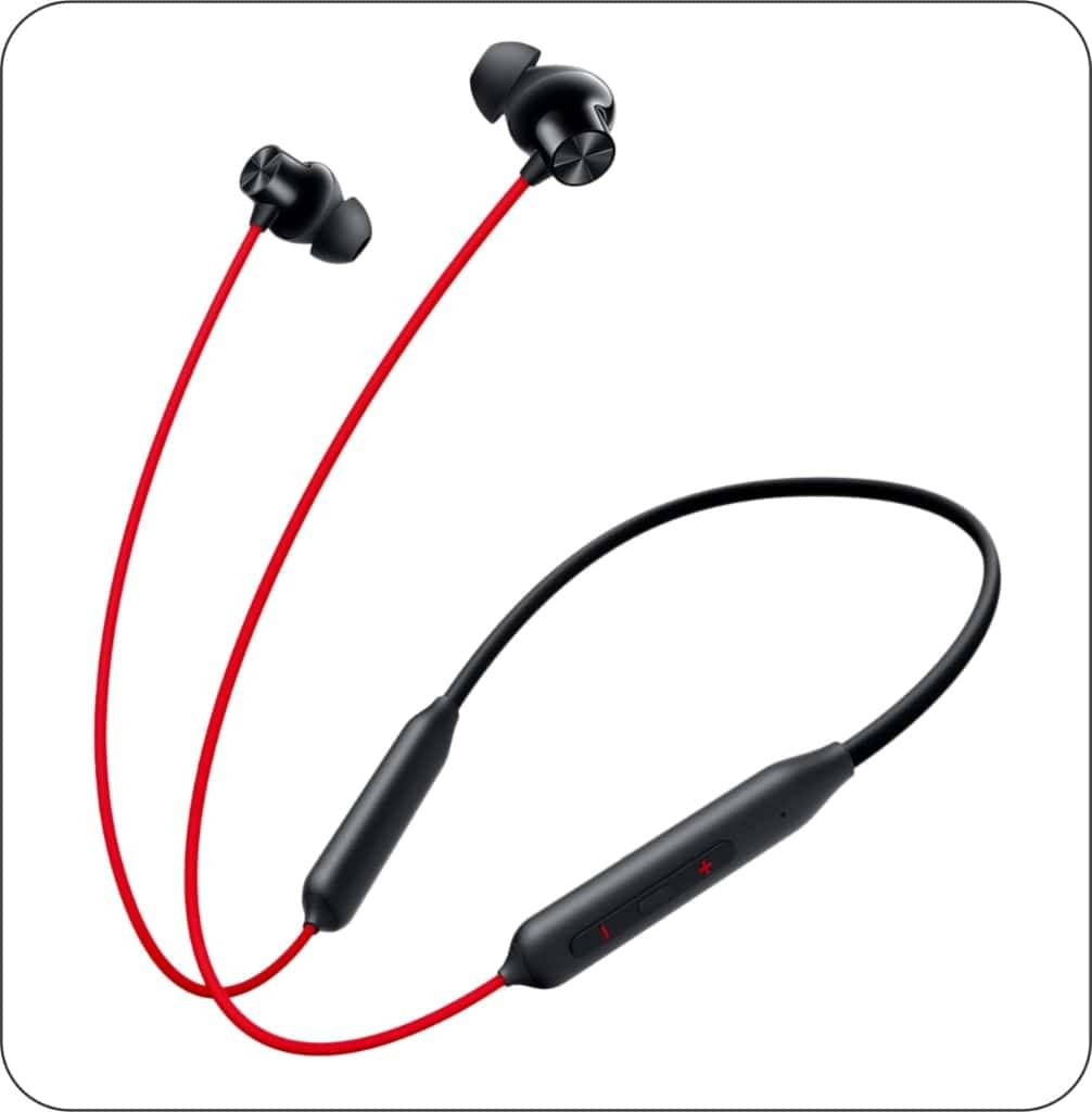     			AVYA Z2 Wireless Bluetooth Neckband Earphones, Black and Red, in-Ear Design with Controls
