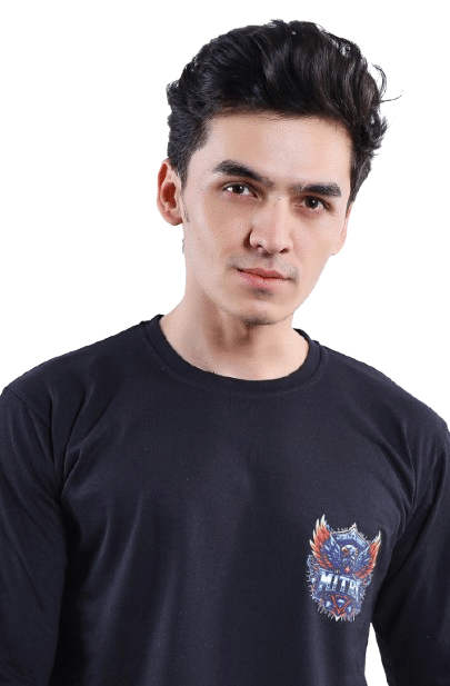 Ashish Men 100% Cotton Oversized Fit Printed T-Shirt ( Black ) Ashish Men 100% Cotton Oversized Fit Printed T-Shirt ( Black )