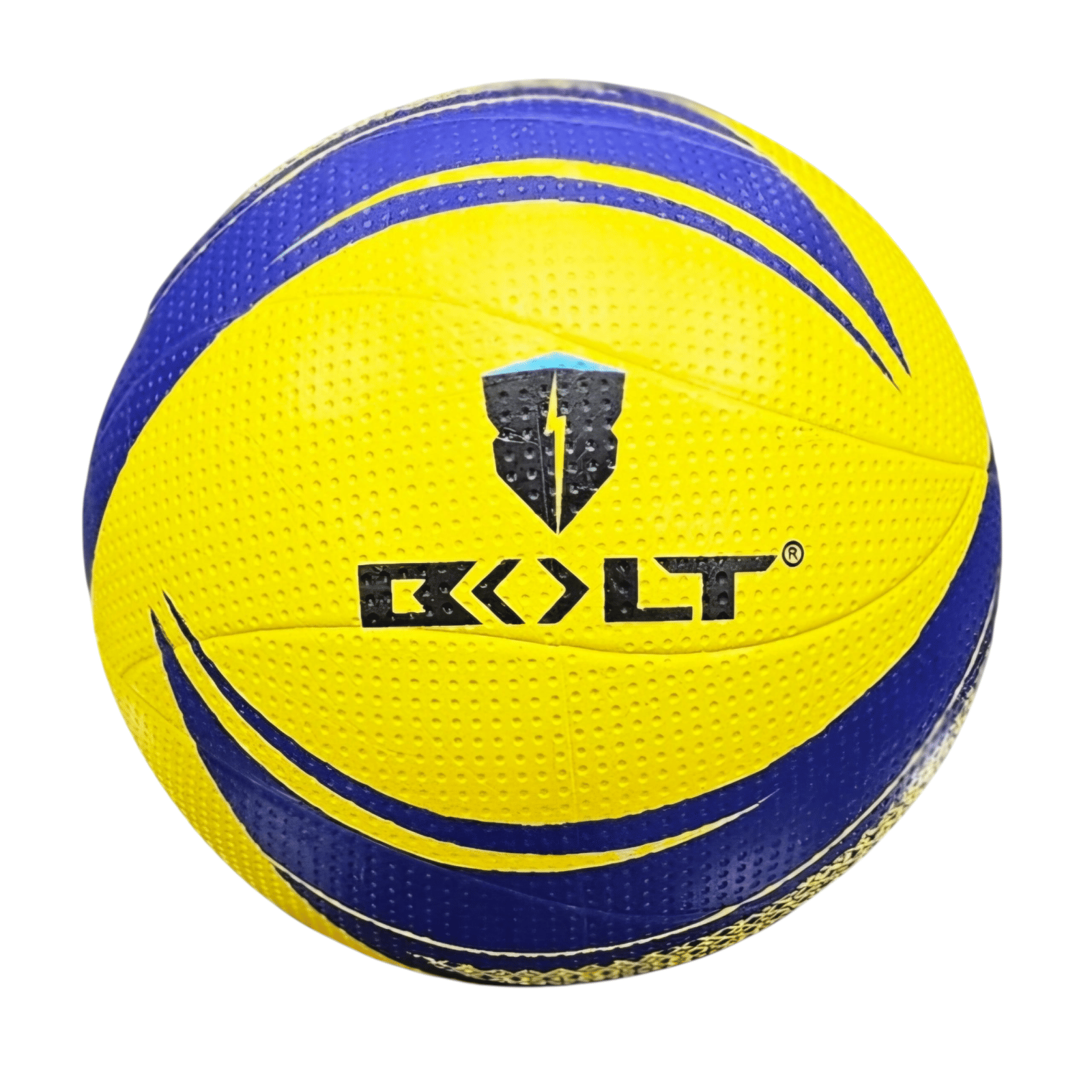     			BOLT Volleyball Twister/Rubberized Moulded/Suitable for Outdoor and Indoor Surfaces/for Men Women and Kids/Color Yellow Blue Size-4
