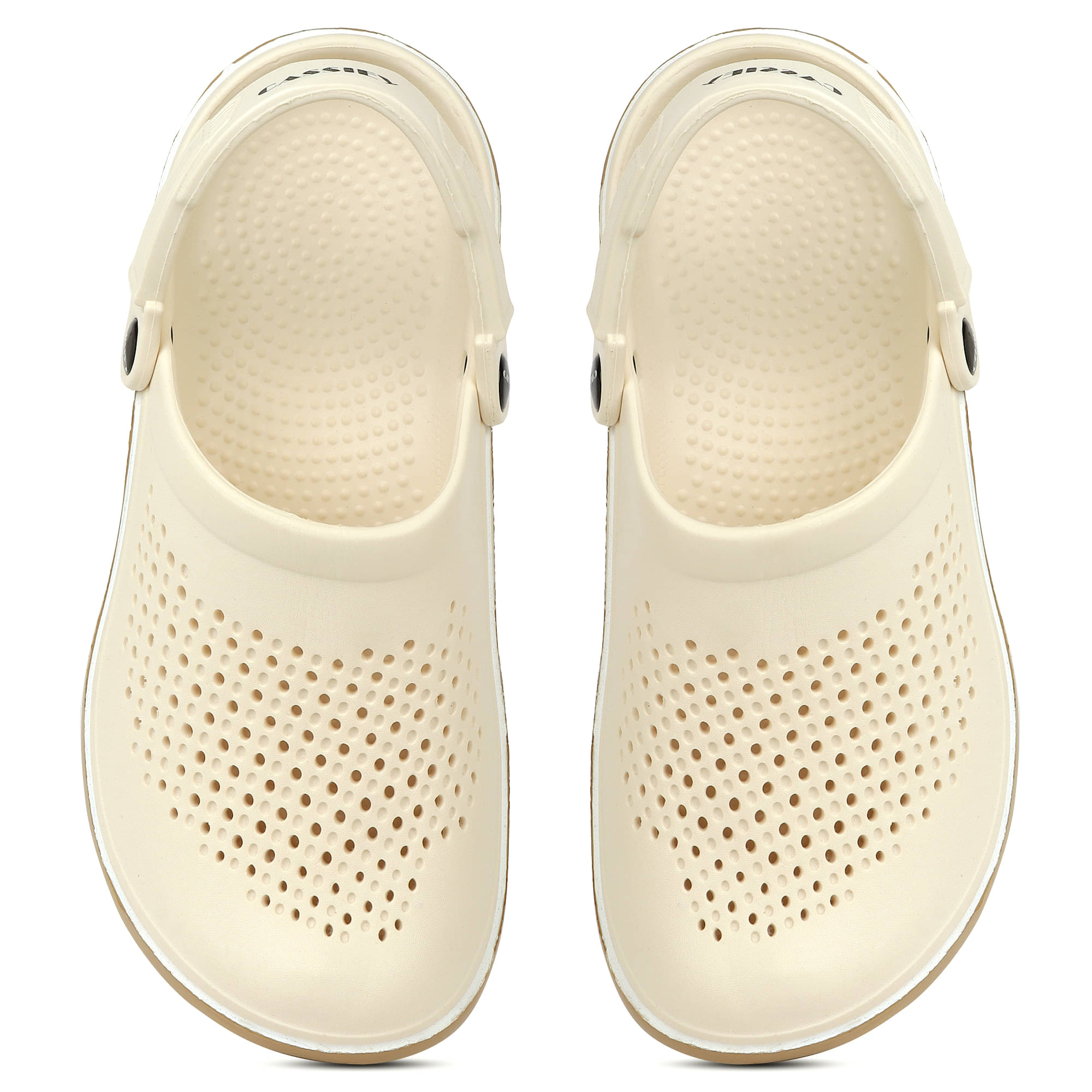     			CASSIEY Beige Women's Clogs