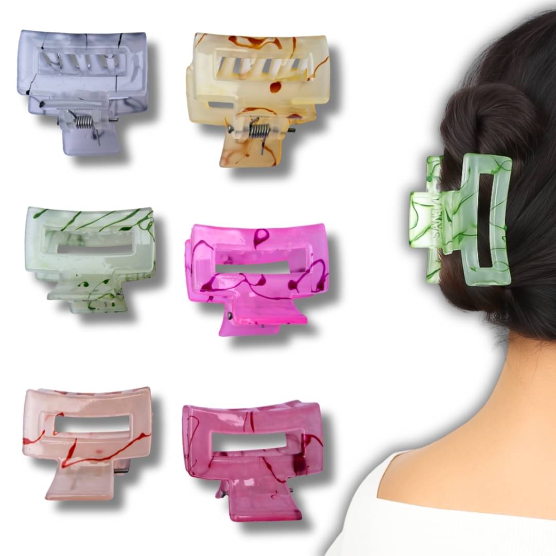     			Esyko Pink,Orange,Black Women's Clutcher ( Pack of 6 )