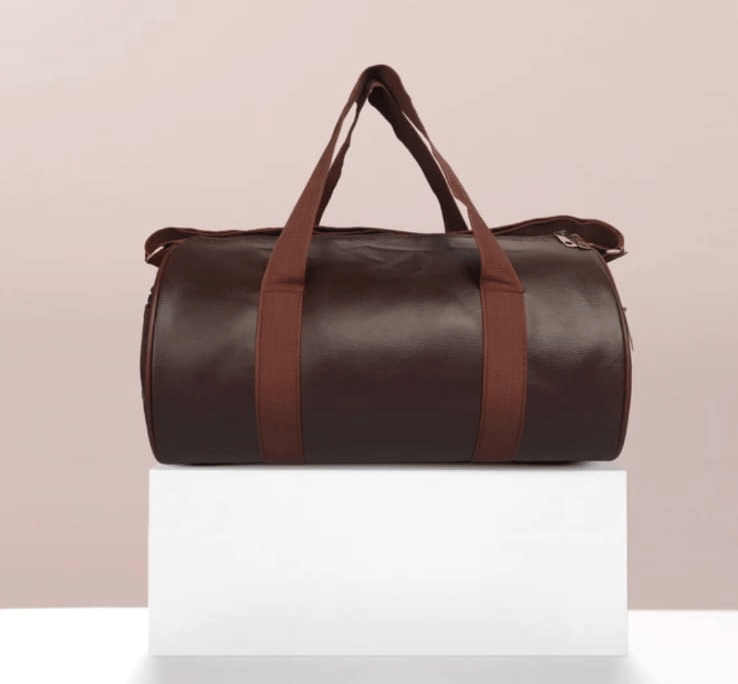 Generic P.U. Brown 23 Ltrs Gym Bag Generic P.U. Brown 23 Ltrs Gym Bag