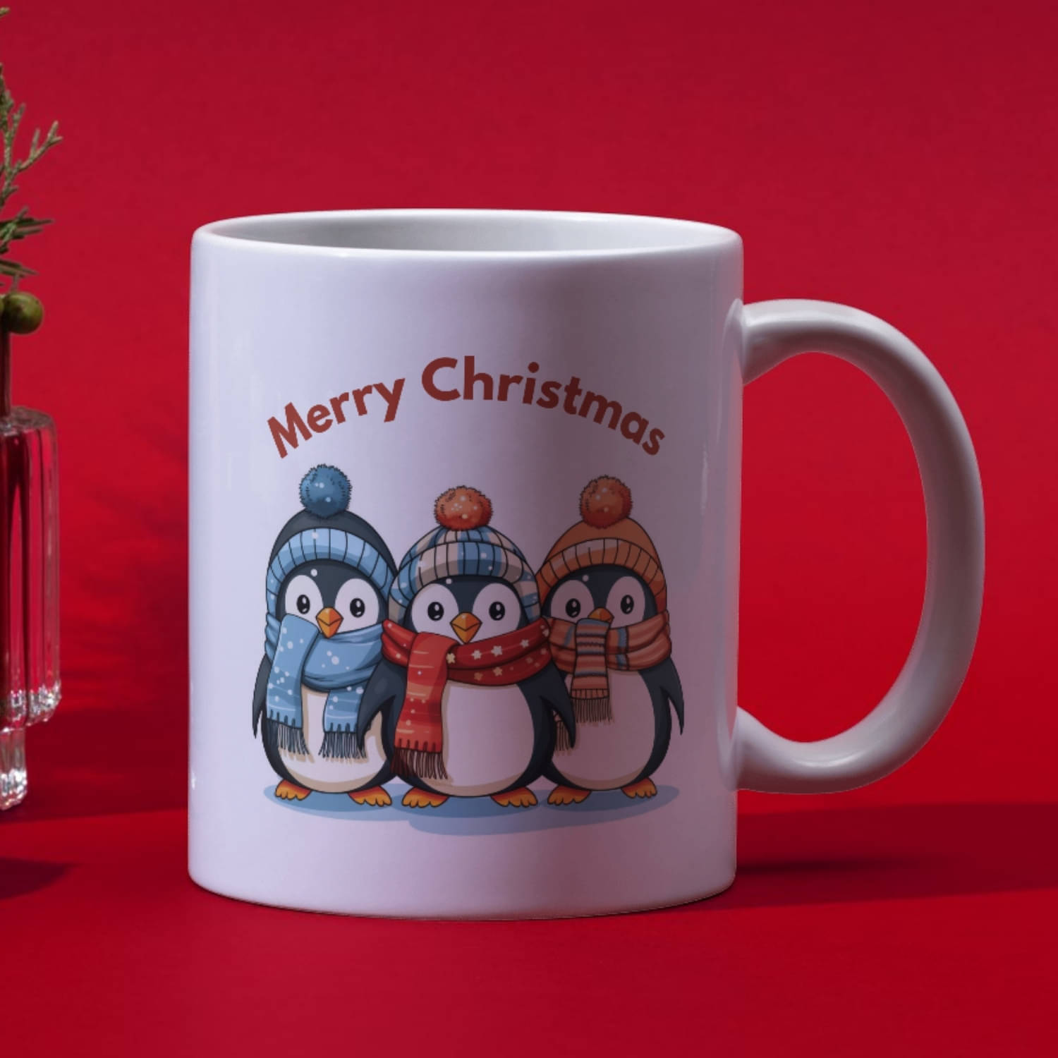 Half Engineer Gifts - HE Penguin Xmas Printed Graphic Ceramic Coffee Mug 325 mL ( Pack of 1 ) Half Engineer Gifts - HE Penguin Xmas Printed Graphic Ceramic Coffee Mug 325 mL ( Pack of 1 )