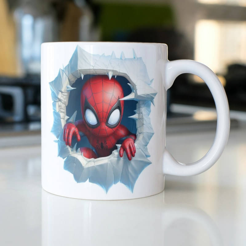     			Half Engineer Gifts - HE Superman Printed Graphic Ceramic Coffee Mug 325 mL ( Pack of 1 )