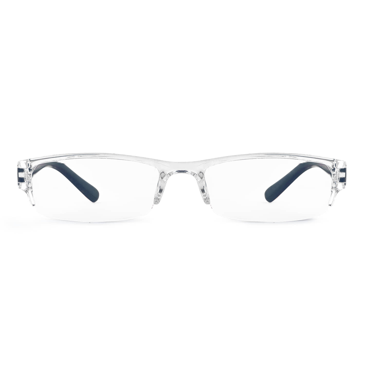 Hexxa Rectangle Half Rim Reading Glasses