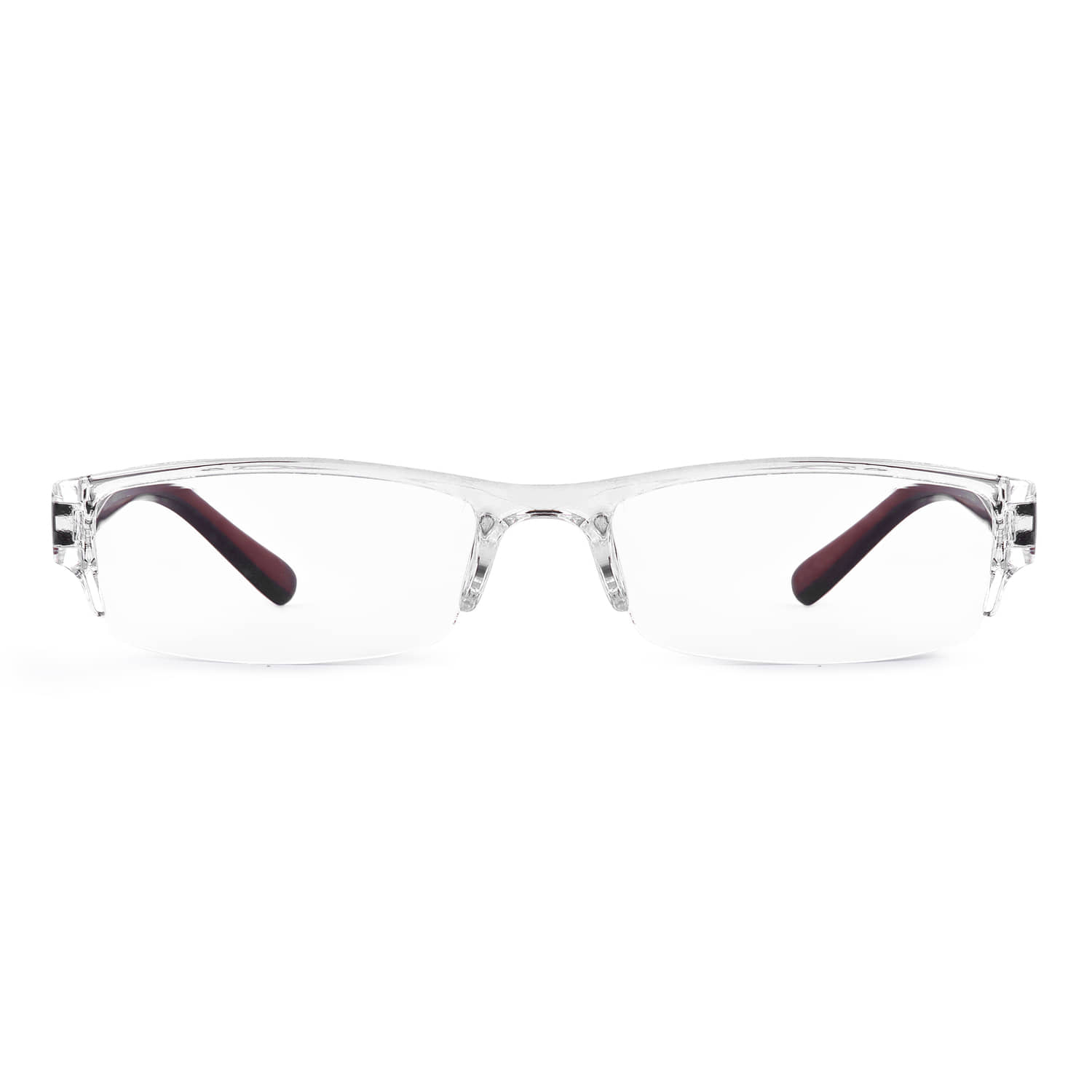 Hexxa Rectangle Half Rim Reading Glasses