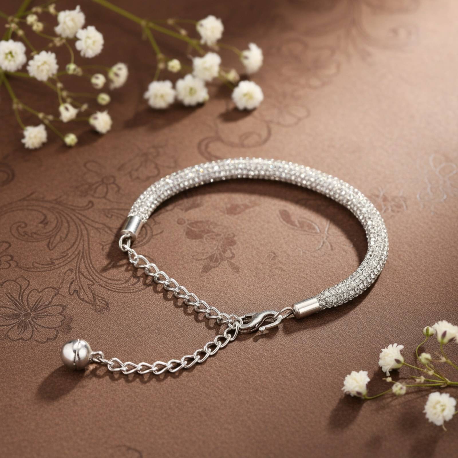 LAAZ Silver Charm Bracelet ( Pack of 1 ) LAAZ Silver Charm Bracelet ( Pack of 1 )