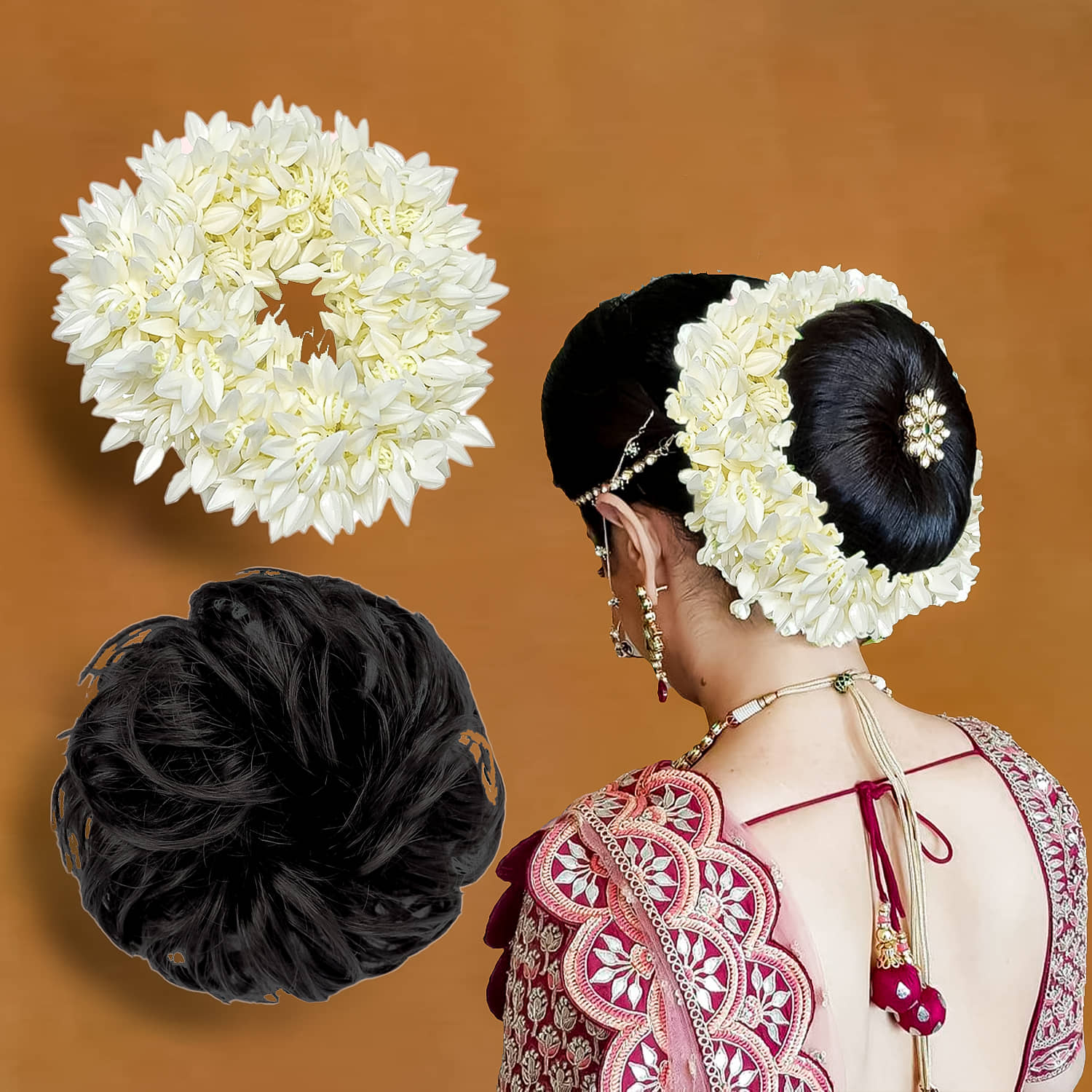 LYKAA Black Hair Bun ( Pack of 2 ) - Jewellery Sets | Buy online on ZillyBuy