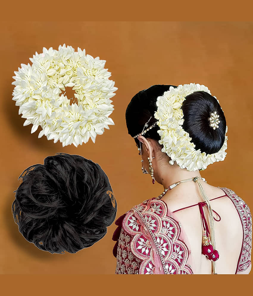 LYKAA Black Hair Bun ( Pack of 2 ) - Jewellery Sets | Buy online on ZillyBuy