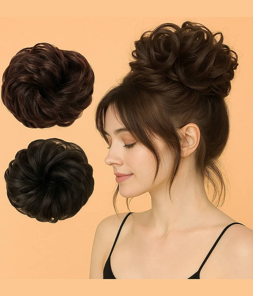LYKAA Multi Hair Bun ( Pack of 2 ) - Jewellery Sets | Buy online on ZillyBuy