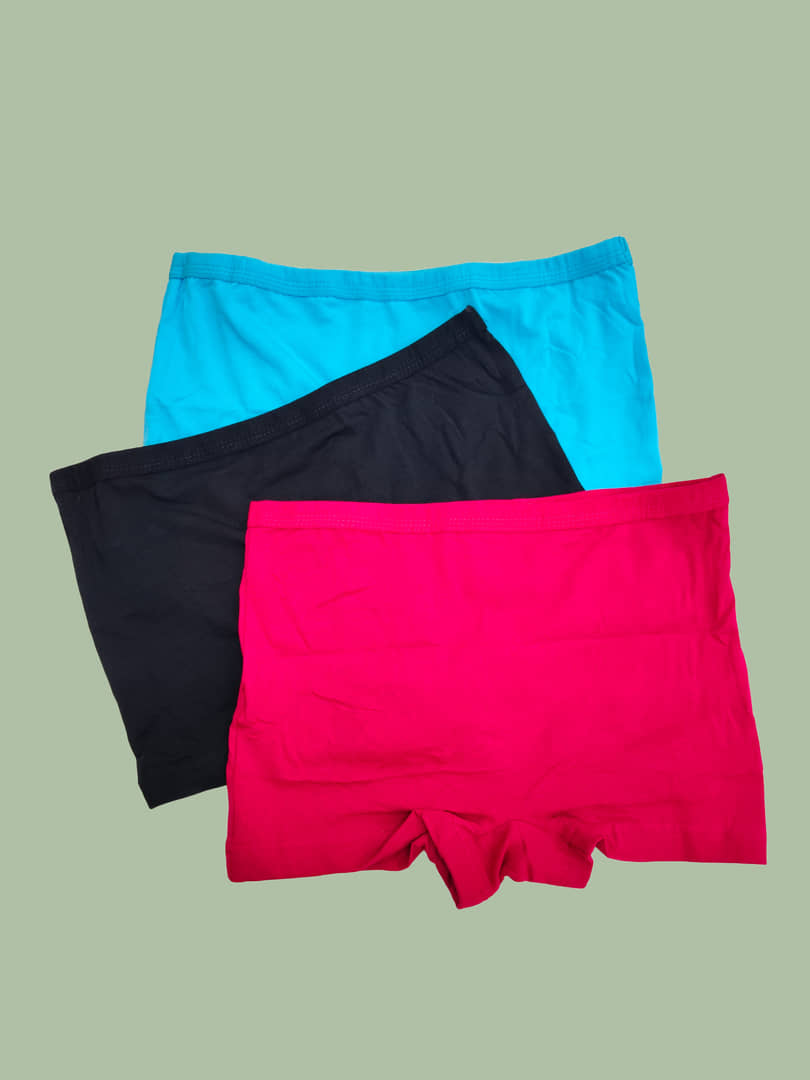 Ladyland Cotton Lycra Hipster ( Multicolor , Pack of 3 )