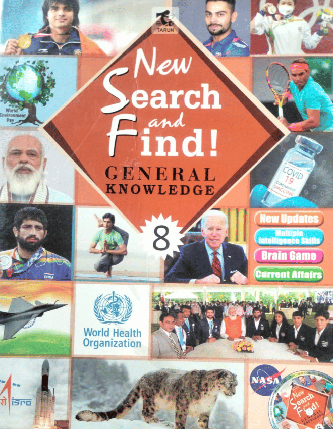     			NEW SEARCH AND FIND GENERAL KNOWLEDGE CLASS 8