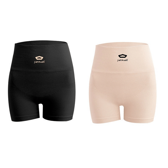 Pathudi Women Cotton Blend Tummy Shaper ( Black,Cream )     			Pathudi Women Cotton Blend Tummy Shaper ( Black,Cream )