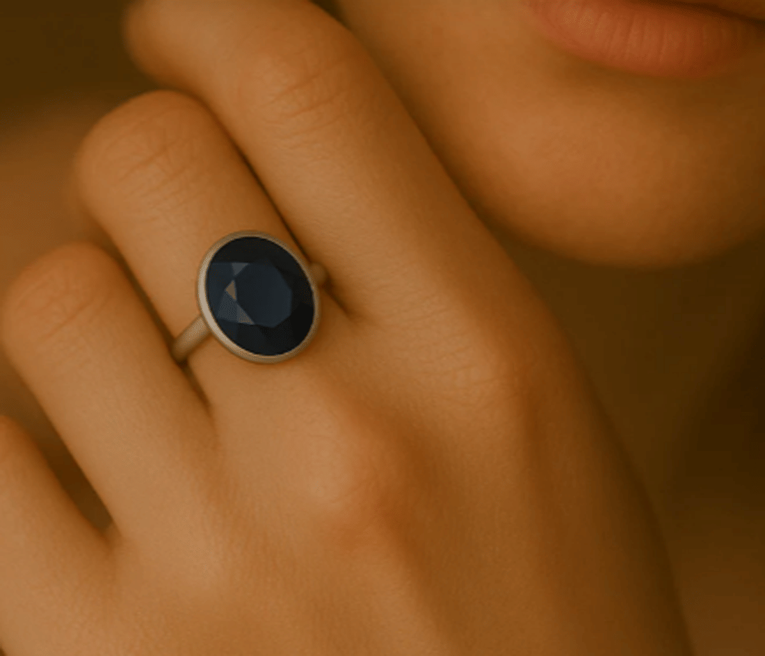     			RS GEMEXPORT Blue Rings ( Pack of 1 )