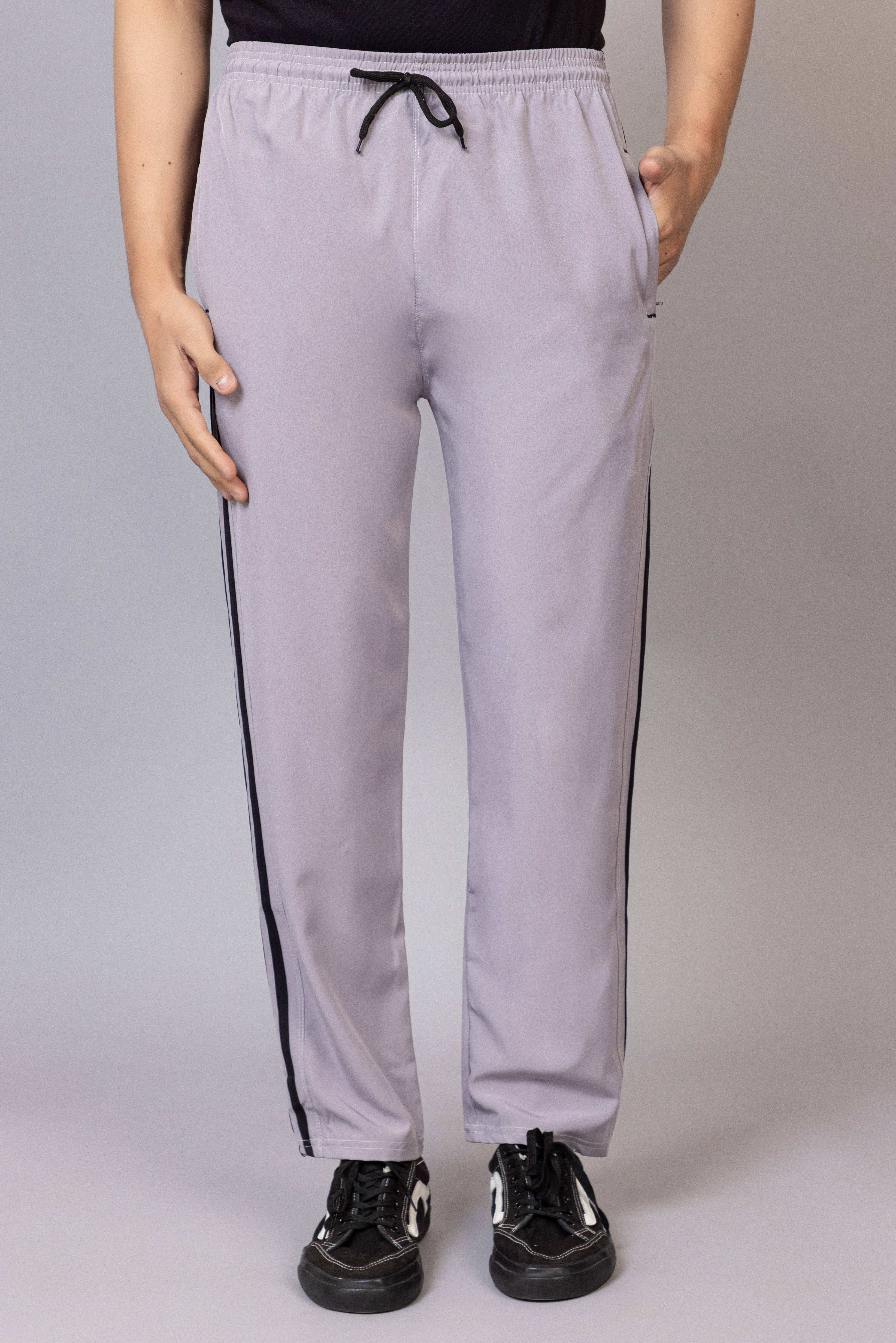 SHREYNKA Light Grey Polyester Men's Trackpants ( Pack of 1 ) SHREYNKA Light Grey Polyester Men's Trackpants ( Pack of 1 )