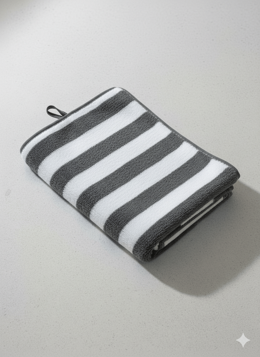 Satva-The Brand Pack of 1 Microfibre 500 -GSM Bath Towel ( Grey Melange )     			Satva-The Brand Pack of 1 Microfibre 500 -GSM Bath Towel ( Grey Melange )