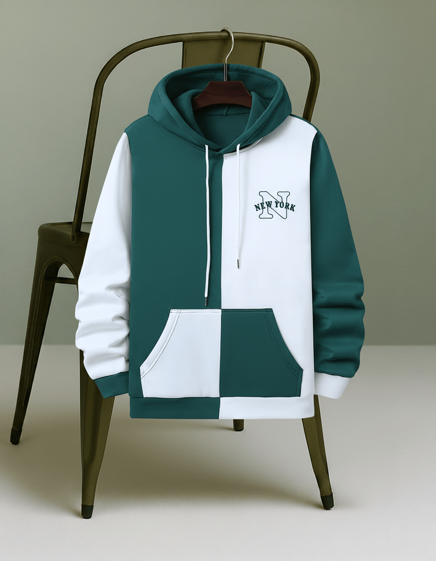 Try This Cotton Blend Hooded Men's Sweatshirt - Green ( Pack of 1 )     			Try This Cotton Blend Hooded Men's Sweatshirt - Green ( Pack of 1 )