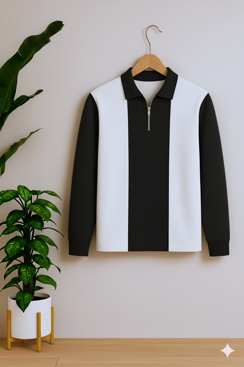 Try This Cotton Blend Polo Collar Men's Sweatshirt - Black ( Pack of 1 ) Try This Cotton Blend Polo Collar Men's Sweatshirt - Black ( Pack of 1 )