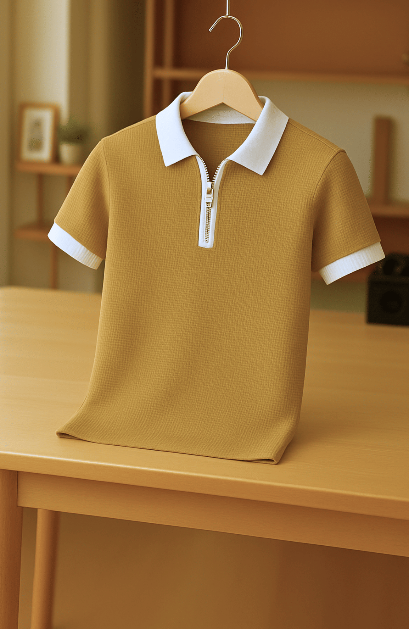 Try This Men Cotton Blend Regular Fit Colorblock Polo T Shirt ( Brown ) Try This Men Cotton Blend Regular Fit Colorblock Polo T Shirt ( Brown )