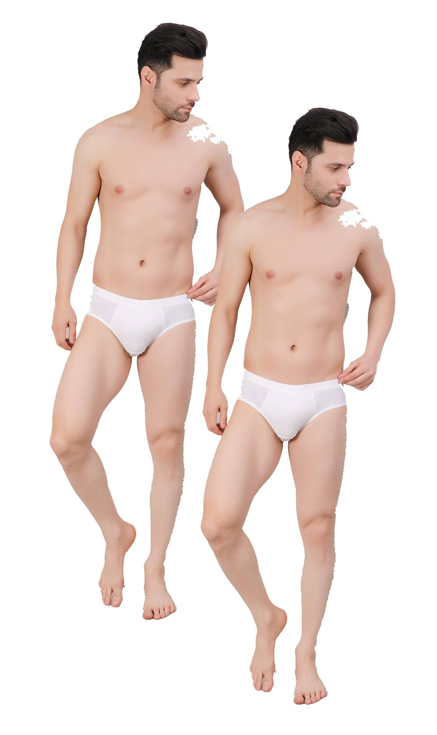 Veesaa Pack of 2 Cotton Briefs For Men's ( White ) Veesaa Pack of 2 Cotton Briefs For Men's ( White )