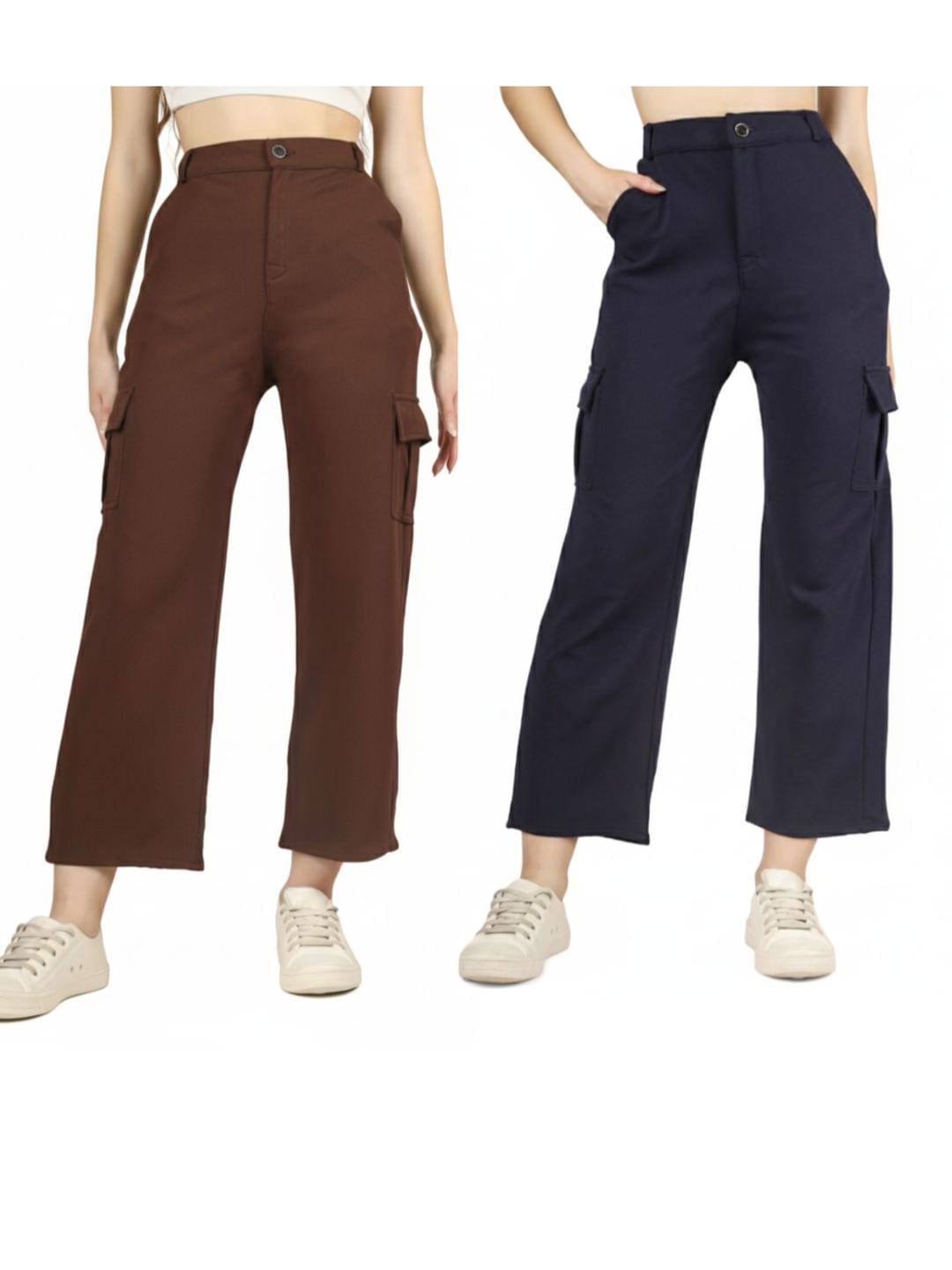     			Yunic29 Women Cotton Blend Cargos Trousers ( Multicolor 5 )