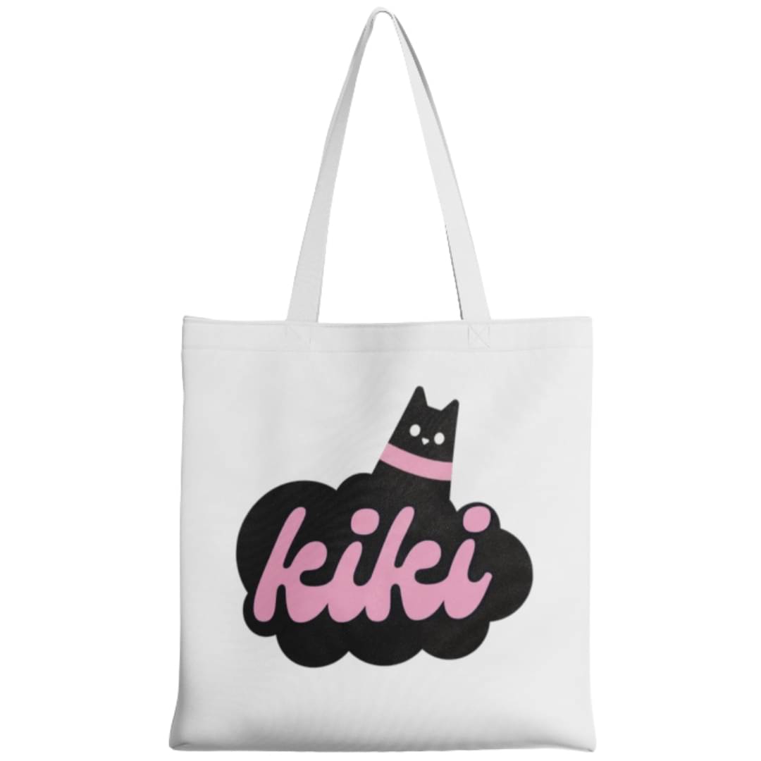     			scrunstore Tote Bag Canvas Set of 1 ( White )